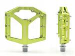 Bicyklon DX2 kerékpár pedálok, zöld, alumínium, 110×100×17mm, 18+4 pin (BC-DX2-GR)