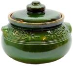 BestCook Római tál 6 literes kerek mázas agyag kerek Zöld dekor 6960234292 (6960234292)