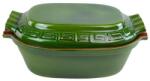 BestCook Római tál 6 literes mázas agyag zöld 41x27x15 cm 6960232605 (6960232605)