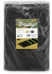 BRADAS Mulcsfólia lyukakkal, 1m x 50m, 15 mikron fekete (AK-MFG4151000050BB-1)
