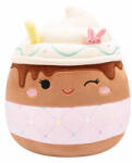 Jazwares Squishmallows: Allegra, frappé cu ciocolată care face cu ochiul, 20 cm (SQER01221)