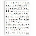 Follygraph Jóga poszter, ászanák, Size A2 (YOGA2)