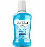 Dentica Folyadék Tolpa fogszuvasodás elleni Ultra White Menta 500ml, friss lehelet, fogzománc védelem (5907608610165)