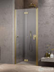 Radaway Nes Brushed Gold DWB 80 zuhanyajtó, szálcsiszolt arany profil, balos 10029080-99-01L (10029080-99-01L)
