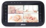 Alecto Baby DVM-143 elektronikus bébiőr, kamerával, 4, 3" képernyővel, fehér (DVM-143)