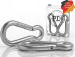 PD Karabiner 6×60 rozsdamentes acél, hajós, tűzoltó A4 V4A, 2db-os szett (PD660)