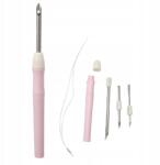  Szövőtű hímző eszköz, hurkapálca hímző készlet, 2/3, 5/5mm, műanyag, rozsdamentes acél (GKJKLDDFA)