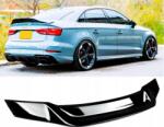  Spoiler Lökhárítóra Audi A3 S3 RS3 Fényes Fekete