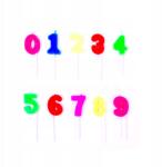 Aga Aga4Kids Torta gyertyák, 0-9 számjegyek, 10db-os csomag, 24 hónap garancia