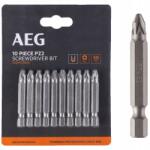 AEG ASDPZ25010 acél bitek, mágnesezett, 50mm, PZ2, 10db (ASDPZ25010)