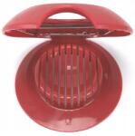 Fackelmann Tojás- és mozzarellaszeletelő, piros, 14.3cm átmérő (221384)