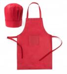 Mid Ocean Kis szakács kötény, sapka szett, piros, 5-10 éveseknek (AP741622-05)