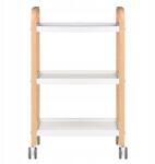 Activ Kozmetikai segédasztal, fa, fehér, HS-09 (AC126766)