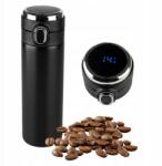 Altom Design Thermo bögre, 420ml, kijelzővel, fekete, rozsdamentes acél (5904252347454)