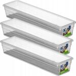 Keter 3x Fiókbetét Evőeszköztartó Doboz, Curver Sistemo 7, 5×30×5cm (Pojemnik uniwersalny 244690 curver)