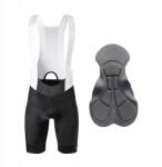  Ykyw Mens Kerékpáros rövidnadrág, Size S, fekete-fehér, 6H Padded (YPBZ831-black-white-S)