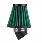 3F Quality Levegőszűrő, 48mm, 45 fokos, motorkerékpárhoz, zöld