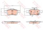TRW hátsó fékbetétek, GDB2178, személygépkocsi, 15, 2mm vastag, 123, 1mm széles