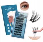 Nagaraku Bonding szempillák, MIX, 10-16mm, D fordulás, 0.07mm vastagság (Bondingowe kepki SA-DIY-005 40 sztuk)