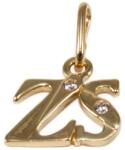 Ékszershop Köves Zs betű arany medál (1315523)