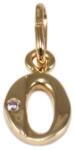 Ékszershop Köves O betű arany medál (1315519)