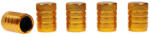 Carmotion Szelepsapkák, alumínium, menetes műanyag betéttel, 5 db, arany - Carmotion