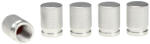 Carmotion Szelepsapkák, alumínium, 5 db, ezüst - Carmotion