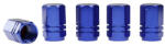 Carmotion Szelepsapkák, hatszögletű alumínium, 5 db, kék - Carmotion