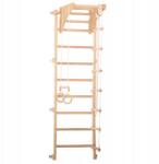 Rinagym Eco-pine szabadon álló gimnasztikai létra kötéllel és kerekekkel (5903206628199)