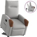 VidaXL Emelt, összecsukható fotel, szürke, szövetborítás (3324005)