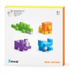 PIXIO AC13 Mágneses Építőkockák, 137db, 8x8x8mm kockák, 6+ korosztály, pixel art stílus (40104)