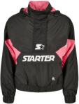 STARTER Női vízálló szélálló dzseki Urban Classics fekete|rózsaszín