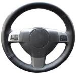  Opel Vectra C, Zafira, Signum bőr kormányvédő - méretpontos, varrható kivitel fekete (KVOP6) - royaltuning