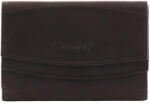 Sylvia Belmonte MS29 fekete bőr női pénztárca