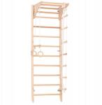 Rinagym Kombi 2 létra szett, fa, kerekek, kötél (5903206628007)