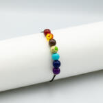 ElectraStore Bratara Reglabila Handmade Cu Margele Colorate (C4383)