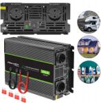 Qoltec 24V-ról 230V-ra átalakító 2000W/4000W Tiszta Sinus Kamper Ups Qoltec