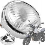  Motorkerékpár Első Fényszóró Lámpa 7-7/8" 35W Suzuki Honda CB400-HOZ