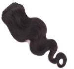 HairExtensionShop Csatos Hullámos Emberi Póthaj Standard Natúr Barna Színben 40cm Body Wave (Szín #2) (RCBW402)