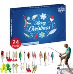  Horgász Adventi Naptár, 24 Csali, Horgászoknak (Skrzynka na ryby niebieski 24dni)