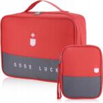  Utazó Tasak Mentőtáska Gyógyszeres Kötszerek Vízálló Nyaralás (PODRÓŻNA SASZETKA TORBA RATUNKOWA 2X)