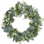 Deco Mariage Koszorú Eukaliptusz WN1 ajtódísz puszpáng karácsonyi virágok (WN1)