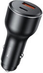 YESIDO Y65 autós gyorstöltő - 118W, PD 100W + QC 18W, alumínium ház