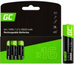 Green Cell 16X Újratölthető Akkumulátor Aa R6 2600MAH Nimh Távirányítóhoz (GR10)