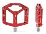 Bicyklon DX2 Kerékpár pedálok, piros, alumínium, 110×100×17mm, 18 pin (BC-DX2-RD)