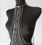  Choker láncok body chain szexi nyakörv goth gótikus nyakörv