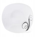 Tadar Dolce Vita mélytányér, fehér, 21.5cm széles, 21.5cm hosszú, 3.8cm magas (5907558769470)