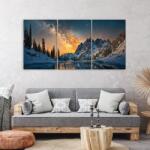 DUBLEZ Többrészes panorámakép a hegyekről | DUBLEZ