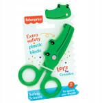 Disney Fisher-Price Crocodile biztonsági olló, 13cm, műanyag él (GIM32100017)