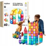 Mideer Mágneses Építőkockák, 60 db, 3 éves kortól (6936352511427)